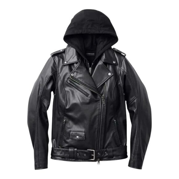 Harley Davidson Leather Jacket Motorcycle Womens Large Potomac 3-In-1 - Picture 4 of 14
